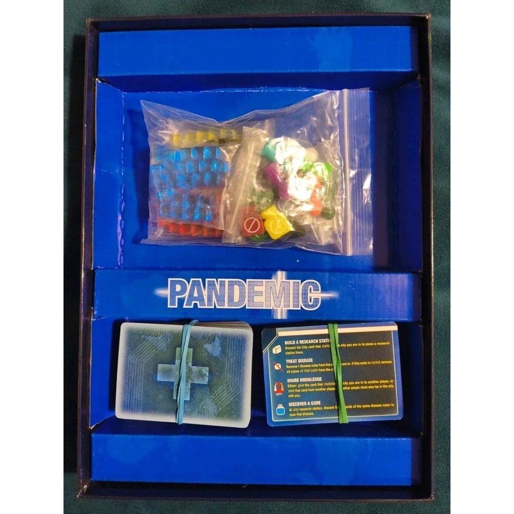 2012 Pandemic Board Game By Z-Man Games 100% Complete